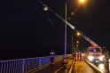 Einsatz BF Hoehenretter Koelner Seilbahn Hoehe Zoobruecke P2328